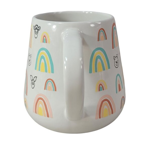 Disney Parks Winnie The Pooh & Pals Rainbows Mug 21oz Large Piglet Tigger NEW - Picture 6 of 12